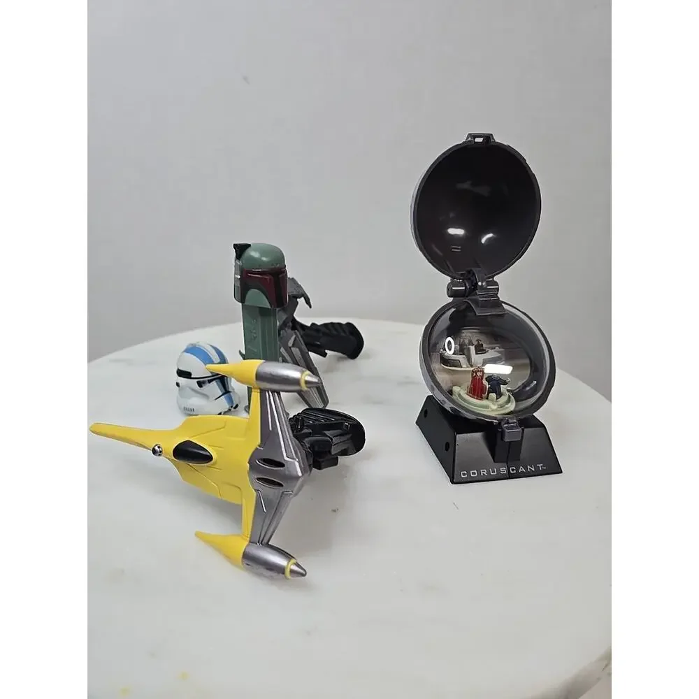 Star Wars Episode 1 The Phantom Menace Pizza Hut Toys Promo With Boba Fett Pez